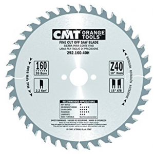 160mm Z=40 Id=20 CMT Hand Held / Portable Saw Blade To Fit Festool CSP56