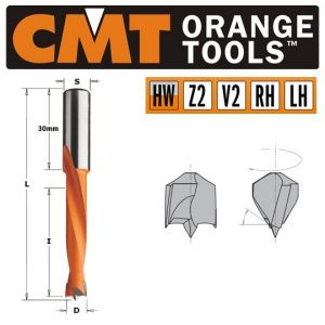 12mm x 77mm Lip & Spur Dowel Drill Bit L/H CMT