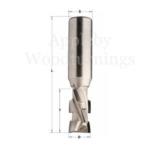 16 x 35mm PCD Diamond Router Z=2+2 S=16 With 2.5mm Tip Depth 