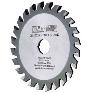 120mm Z=24 Id=22 CMT Conical Scoring Saw Blade 288.120.24K