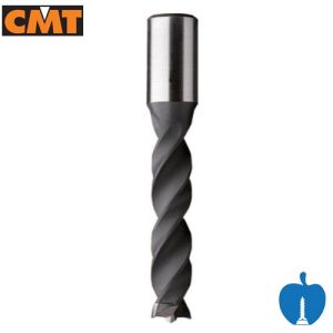 10mm Dia x 65mm Cut Length 105mm Overall Length 4 Flute Lip & Spur Dowel Drill Bit R/H CMT