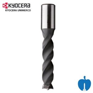 10mm Dia x 75mm Cut Length 105mm Overall Length 4 Flute Lip & Spur Dowel Drill Bit R/H Kyocera Unimerco