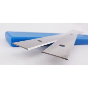 410 x 18.6 x 1.1mm HSS Double Edged Disposable Planer Blades 1 Pair 