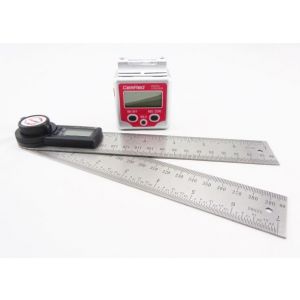 GEMRED 200mm Digital Rule + Level Box Angle Finders DOUBLE PACK