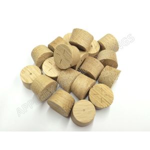 19mm European Oak Tapered Wood Pellets 100pcs