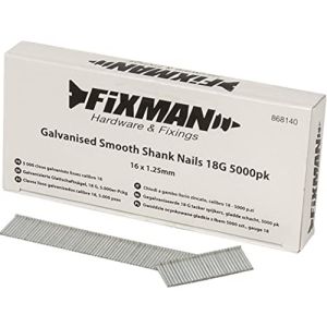 16mm x 1.25mm 18G Fixman Galvanised Smooth Shank Nails 5000pck 868140