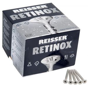 Reisser R2 Retinox Stainless Steel Wood Screws 4.0mm x 25mm 200pcs