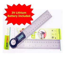 360 Degree Digital Angle Finder Gemred 200mm Rule Ruler New & Sealed 