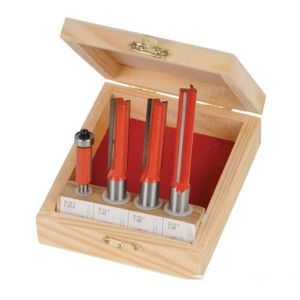 Silverline TCT Kitchen Router Bit Set (4pcs) 719769