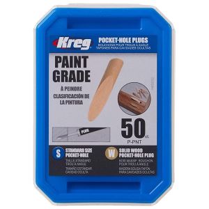 Kreg Pocket Hole Real Wood Paint Grade Plugs 50pcs P-PNT