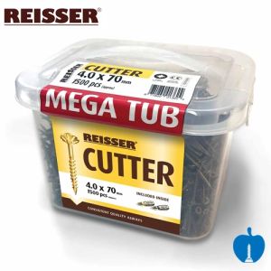4.0 x 70mm Reisser CUTTER MEGA TUB 1500pcs 