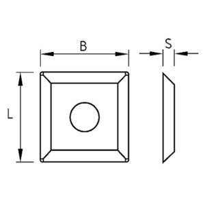 Reversible Spur Tips with Corner Rads