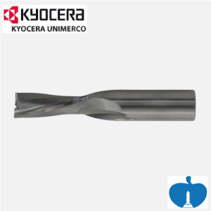 16mm dia x 55mm cut S=16mm CNC Finishing Spiral Router 2 Flute Positive R/H Kyocera 