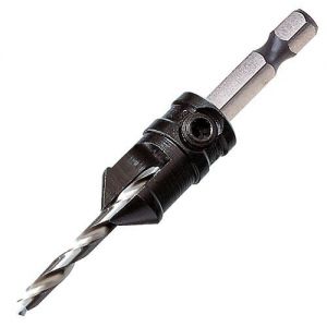 Trend Snappy 9.5mm diameter Countersink with Adjustable Pilot Drill