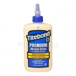 Titebond Premium II Water Resistant Interior / Exterior Wood Glue 8 fl.oz 237ml 