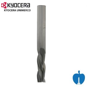 16mm dia x 36mm cut CNC Roughing Spiral Router 2 Flute Positive R/H Kyocera