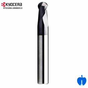 Kyocera 3mm dia x 9mm Cut S=6mm Round Ball Nose Spiral Router 2 Flute UP-Cut R/H H923.0300-06L