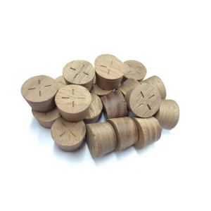 42mm American Black Walnut Tapered Wooden Plugs 100pcs