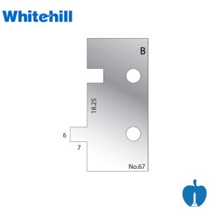 Whitehill 6mm Tongue and Groove Profile Knives No. 67 - 003H00067