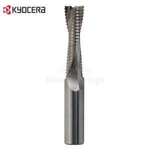 10mm dia x 25mm cut CNC S=10mm Roughing Spiral Router Z=2 Positive R/H Kyocera
