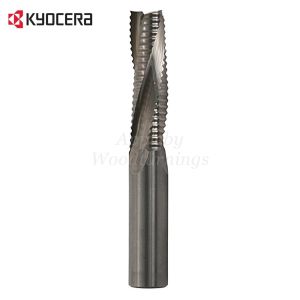 12mm dia x 25mm cut CNC S=12mm Roughing Spiral Router Z=3 Positive R/H Kyocera