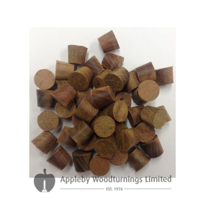 13mm Teak Tapered Wooden Plugs 100pcs 