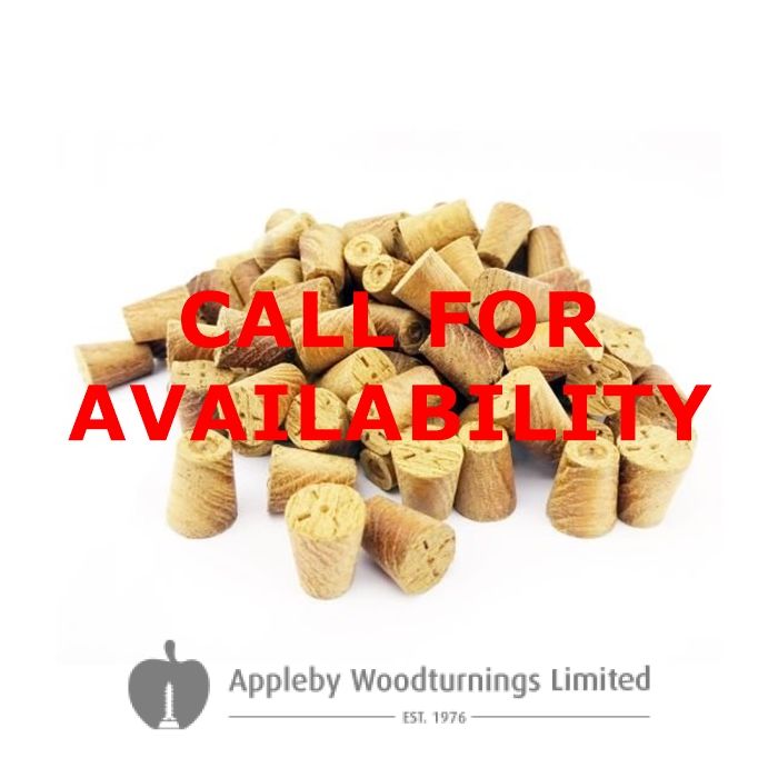 3/8 Inch Teak Tapered Wooden Plugs 100pcs 