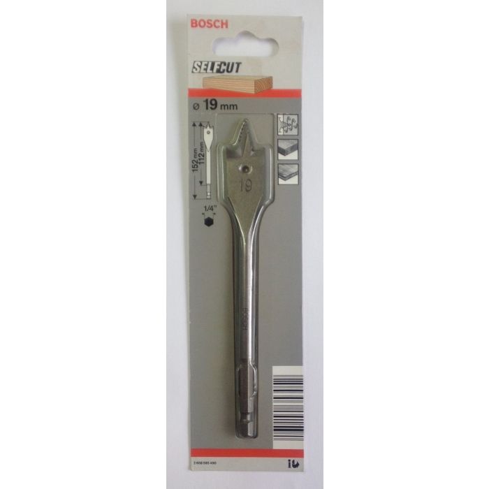 19mm dia Bosch Self Cut Drill Bit