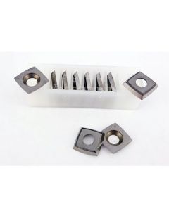 15mm Tungsten Carbide 4-Sided Tips to suit Axminster AT310SPT (101157) Spiral Cutter Block