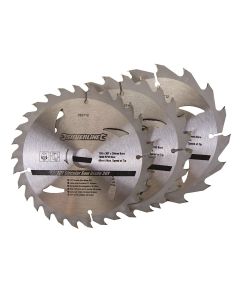 3 Pack 150mm TCT Circular Saw Blades to suit DEWALT DW351