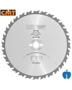 315mm 36 Tooth CMT Rip Cut/Table Saw Blade With 30mm Bore 285.036.13M