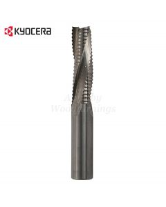 20mm dia x 65mm cut CNC S=20mm Roughing Spiral Router Z=3 Positive R/H Kyocera