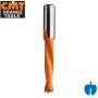 12mm Diameter x 77mm Overall Length CMT 2 Flute Lip & Spur Dowel Drill Bit L/H 