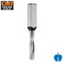 3mm Diameter x 57.5mm Overall Length CMT Solid Carbide 2 Flute Lip & Spur Dowel Drill Bit R/H