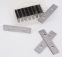 50 x 12 x 1.5mm Replacement Carbide Turn Blade Knife Tips Box of 10pcs ( 1 box )