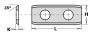 24 x 12 x 1.5mm Reversible Knives CG18M BC3 to suit Freud