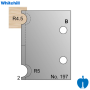 Whitehill 9mm & 10mm Diameter with 4.5mm & 5mm Radius Profile Limiters No. 197  