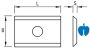 24 x 12 x 1.5mm Reversible Knives CG01M OA3/35deg to suit Freud