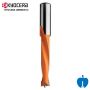 7.5mm Diameter x 57mm Overall Length 2 Flute Lip & Spur Dowel Drill Bit L/H Kyocera Unimerco