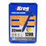 1,200 SCREWS 1 1/4 Inch KREG Blue Kote Washer Head SML-C125B 32mm