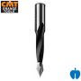 12.7mm Diameter x 70mm Overall Length Through Point Dowel Drill Bit R/H CMT