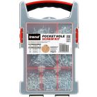 Trend Pocket Hole Selection pack-850 Screws in Carry Case