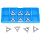 22 x 22 x 2mm Solid Carbide Triangle Spur Tips - 10pcs