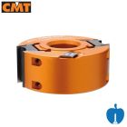 CMT 100mm x 40mm Cut Height with 31.75mm Bore Combi Cutter Head for Rabbeting & Profile Knives 694.020.31