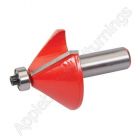 47 x 25.4mm S=1/2" Silverline TCT Chamfer Router Cutter