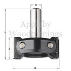 CNC Vari Angle Adjustable Chamfer Head on Shank 40mm Cut Width 663.201.11