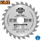 85mm 24 Tooth CMT Contactor Hand Held Saw Blade With 15mm Bore K02403