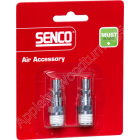 Senco 1/4" NPT Male Air Plug Twin Pack 