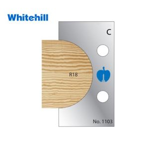 Whitehill Profile Knives No. 1103 - 18mm Radius 003H01103