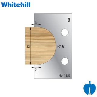 Whitehill Bullnose Nosing Dowel Profile Cutter No. 01353 - 003H01353